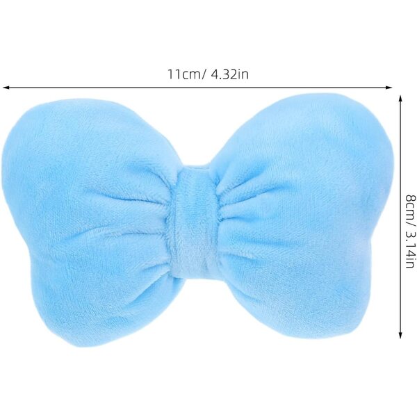 SOLUSTRE Set 2 Cravatte Fiocchi in Peluche per Bambole da 17 cm, Accessorio Bello e Morbido
