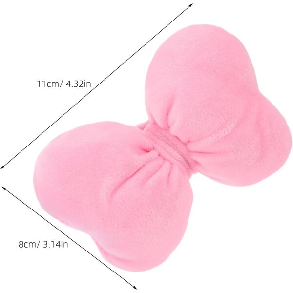 SOLUSTRE Set 2 Cravatte Fiocchi in Peluche per Bambole da 17 cm, Accessorio Bello e Morbido