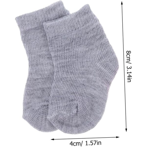 YARNOW 5 paia Calzini Multicolori per Bambole da 18 pollici – Accessori Morbidi e Eleganti