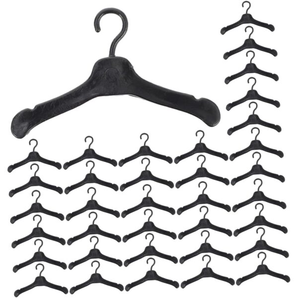 ERINGOGO 80pz Mini Grucce in Plastica per Bambole Organizer Vestiti Casa delle Bambole