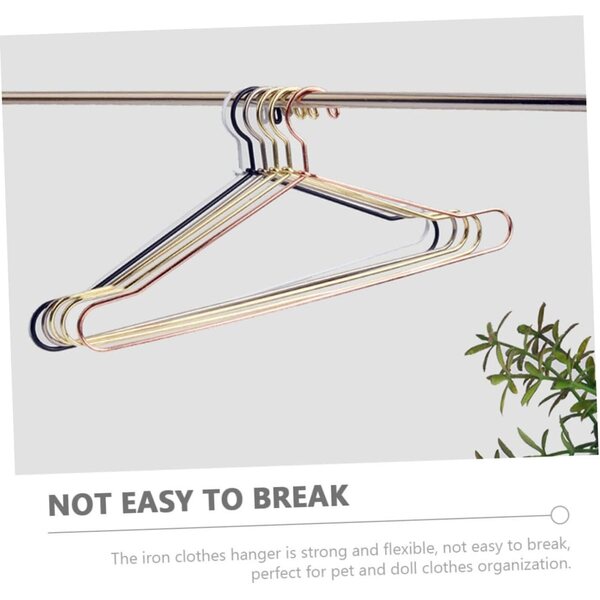 GALPADA Mini Grucce in Metallo Dorate 10pz - Appendiabiti per Bambole e Animali Domestici