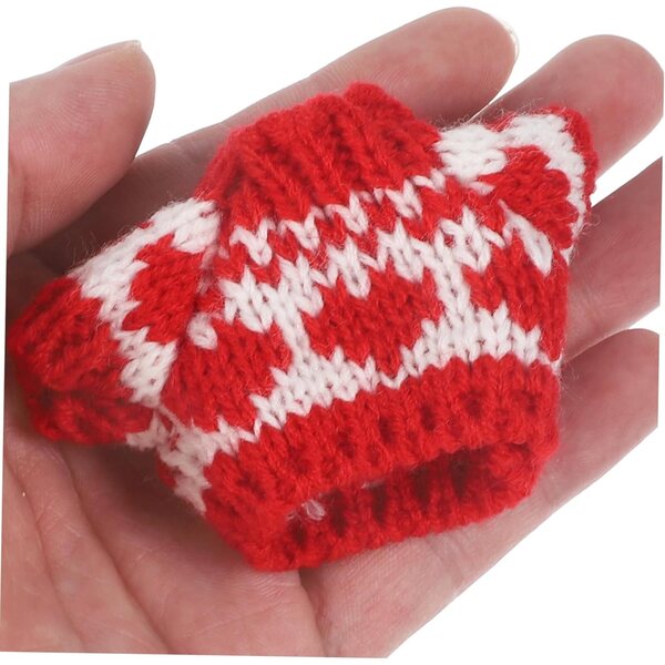 BESPORTBLE Set Vestiti Miniatura Bambole Maglione Guanti Calzini Cappello Morbidi