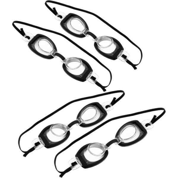 BESTonZON Miniatur-Schwimmbrille, 4-teilig, für Puppenhäuser und kreative DIY-Spiele