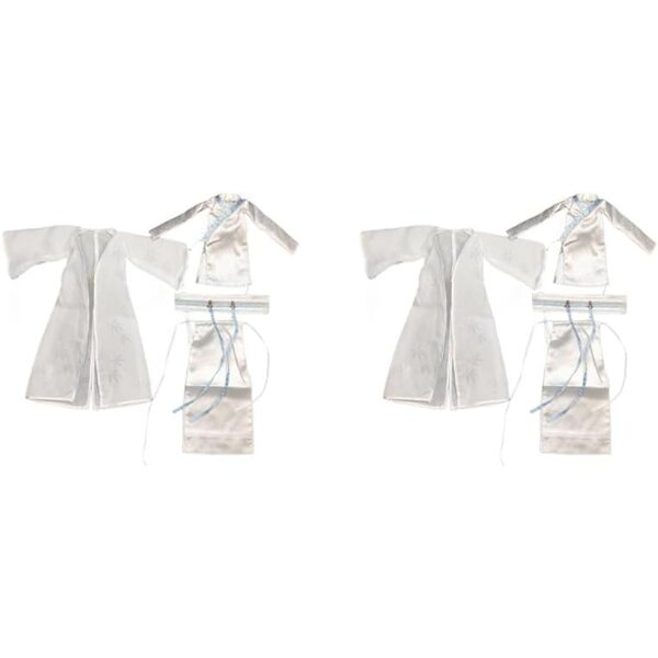 Set 2 Abiti Antichi Femminili in Tessuto per Action Figure 1/6 da 30,5 cm