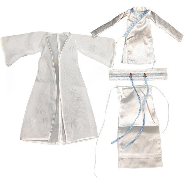 Set 2 Abiti Antichi Femminili in Tessuto per Action Figure 1/6 da 30,5 cm