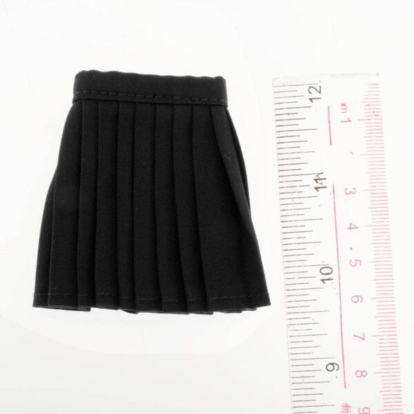 Gonna nera 1:6 per bambole 12In - Accessorio vestiti YEJBBUC compatibile 30cm