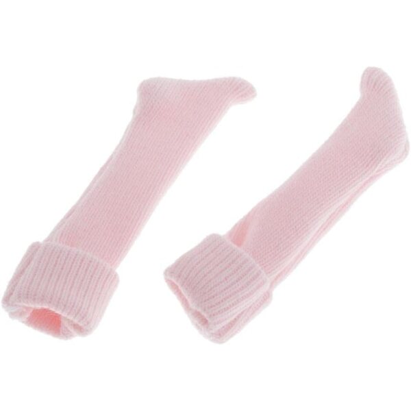 3 Paia Calzini 1/6 Scala 12" per Bambola 30cm - Bianco, Rosa, Grigio
