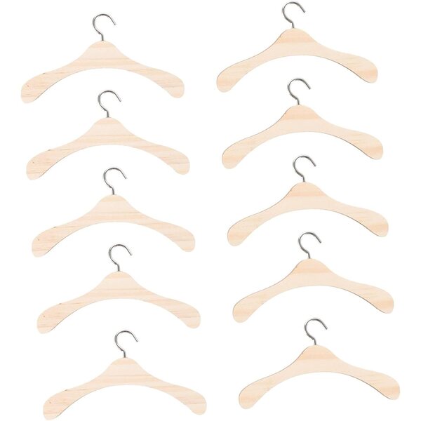 Didiseaon Grucce in Legno 12 cm per Bambole BJD - Set 20 Pezzi Organizzatore Cameretta