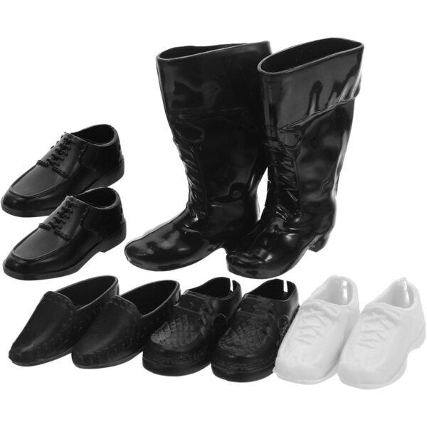 BESPORTBLE 25 Paar Mini-Schuhe für Puppen und Puppenhäuser – kreative und dekorative Accessoires