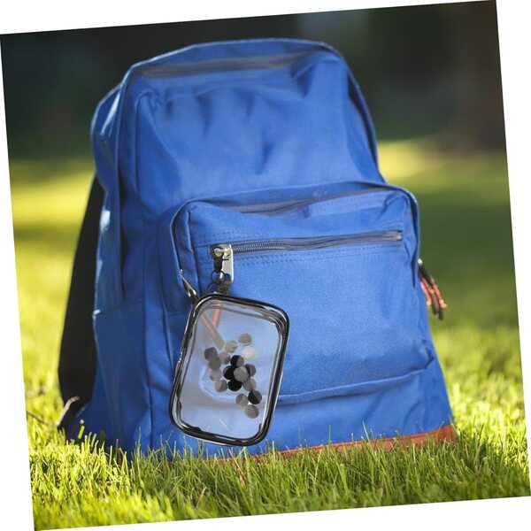 iplusmile Borsa Trasparente con Cerniera per Giocattoli, Custodia Organizzatore Peluche 14x10x5,5 cm