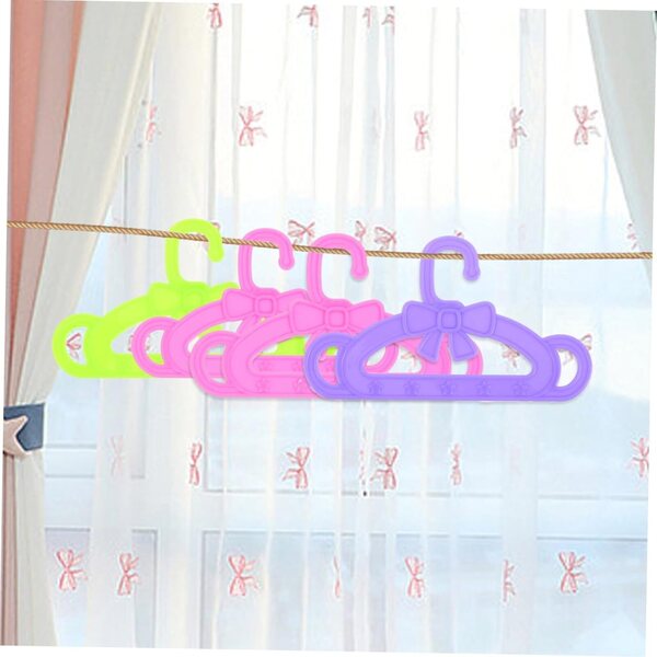 ERINGOGO 15 Mini Gruccie Colorate Rosa Verde Viola per Vestiti delle Bambole