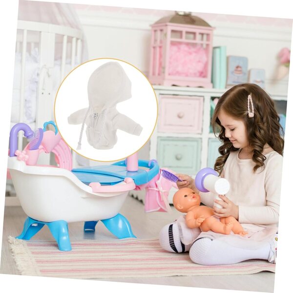 ERINGOGO Felpa Cappuccio 1/12 per Bambole Miniatura Accessorio per Progetti DIY