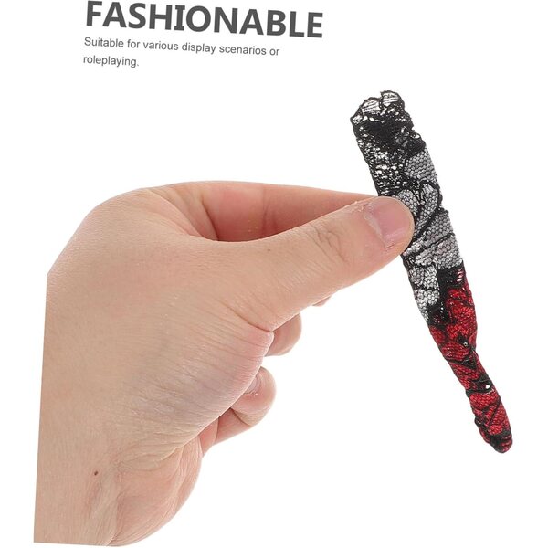 Vaguelly 10 paia Calzini Lunghi in Pizzo per Bambole Americane - Accessori Decorativi Fai da Te