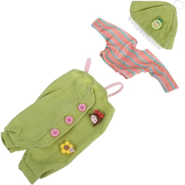 WOONEKY Vestiti per Bambole BJD 1/6 - Costume Scolastico Completo con Tuta e Cappello