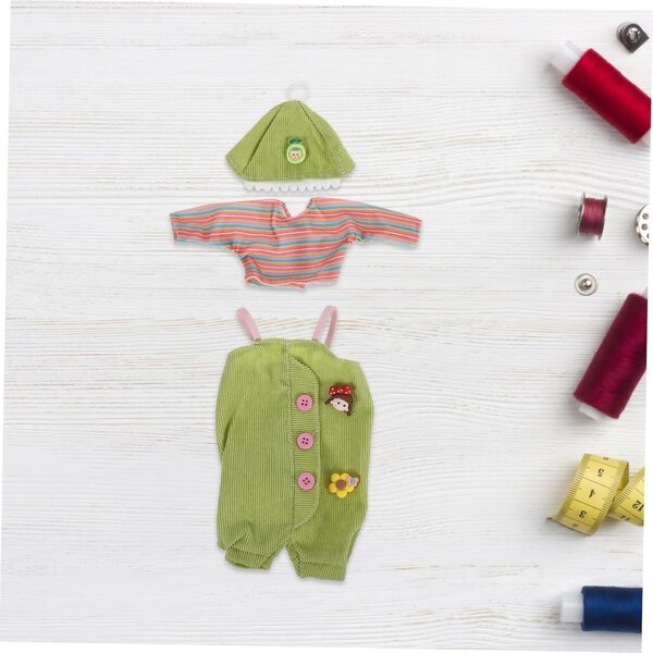 WOONEKY Vestiti per Bambole BJD 1/6 - Costume Scolastico Completo con Tuta e Cappello