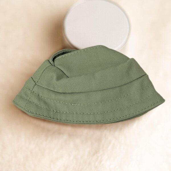 Fischerhut und Tarnkleidung für 17-cm-Puppen – Trendiges Outfit