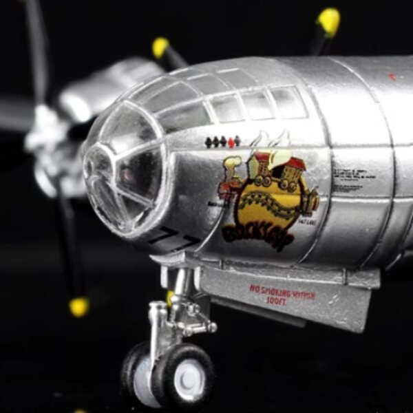 B-29 Superfortress Bomber Modell 1:144 Legierung WWII US Air Force Collection