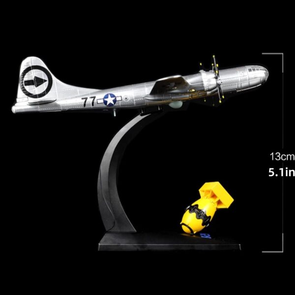 B-29 Superfortress Bomber Modell 1:144 Legierung WWII US Air Force Collection