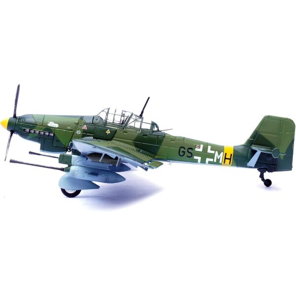 TECKEEN Stuka Junkers Ju-87G1 Bomber 1:72 Flugzeugmodell aus Druckgusslegierung