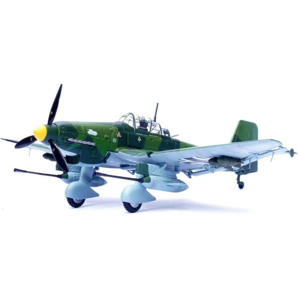 1:72 Stuka Junkers Ju-87G1 Deutsches Legierungsbombermodell mit Ausstellungsstand