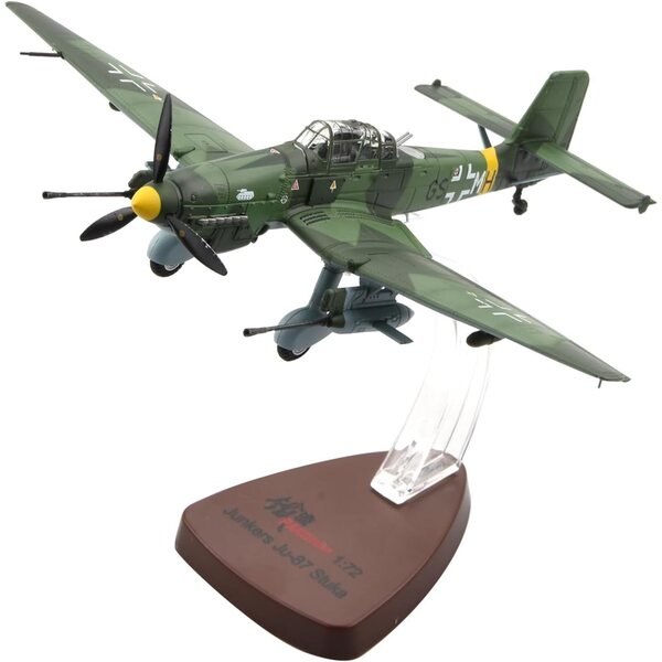Junkers Ju-87G1 Stuka Flugzeugmodell 1:72 Sammler-Sturzbomber