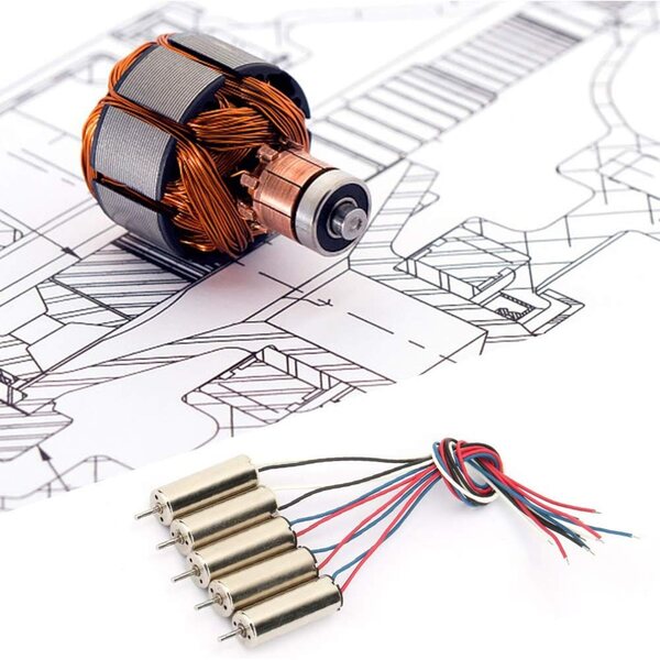 Coressante Motor 3,7 V 24000 U/min 1,75 Nm für Spacnana Spielzeugflugzeuge