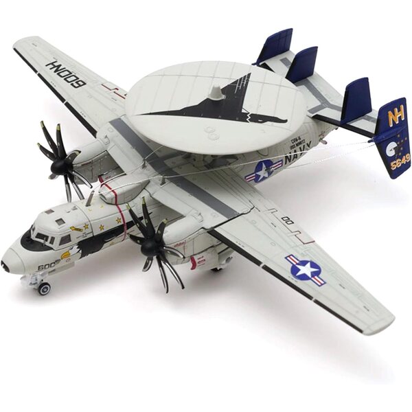 US Navy Airborne Early Warning 1:144 Legierungsflugzeugmodell, detaillierte Skulptur