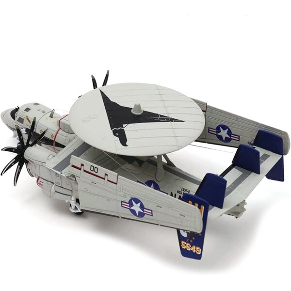 US Navy Airborne Early Warning 1:144 Legierungsflugzeugmodell, detaillierte Skulptur