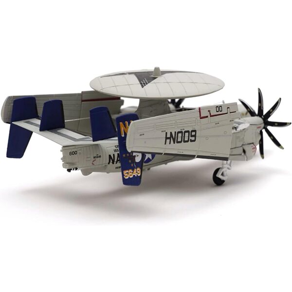 US Navy Airborne Early Warning 1:144 Legierungsflugzeugmodell, detaillierte Skulptur