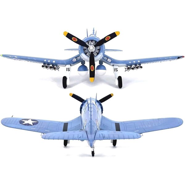 MOOKEENONE F4U Corsair USMC 1:72 Flugzeugmodell, detaillierte WWII-Sammlung