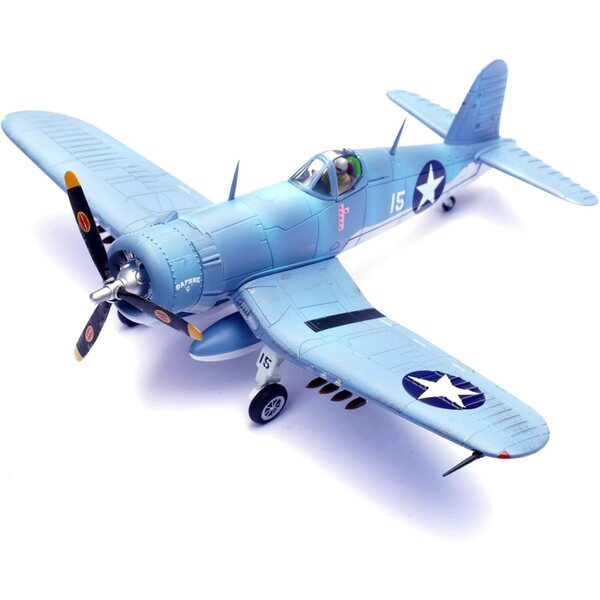 TECKEEN WWII USMC F4U Corsair 1:72 Flugzeugmodell – Sammlung und Dekoration