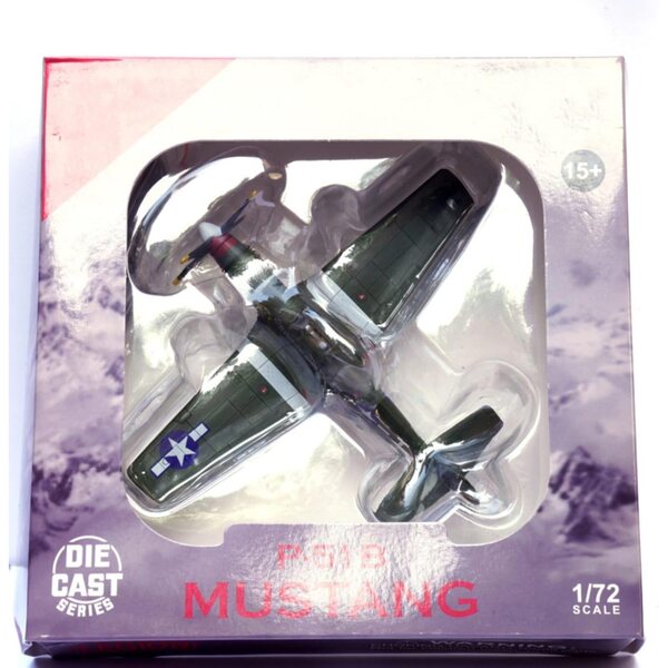 DAGIJIRD P-51B Mustang WWII USAAF Flugzeugmodell 1:72 – Sammlung und Dekoration