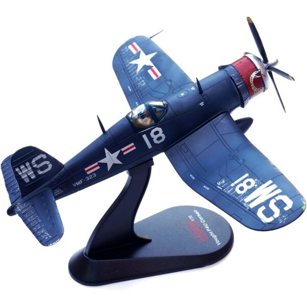 1:72 F4U Corsair USMC VMF-323 Death Rattlers White 18 Modell – Sammlerflugzeug