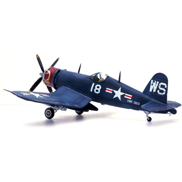1:72 F4U Corsair USMC VMF-323 Death Rattlers White 18 Modell – Sammlerflugzeug