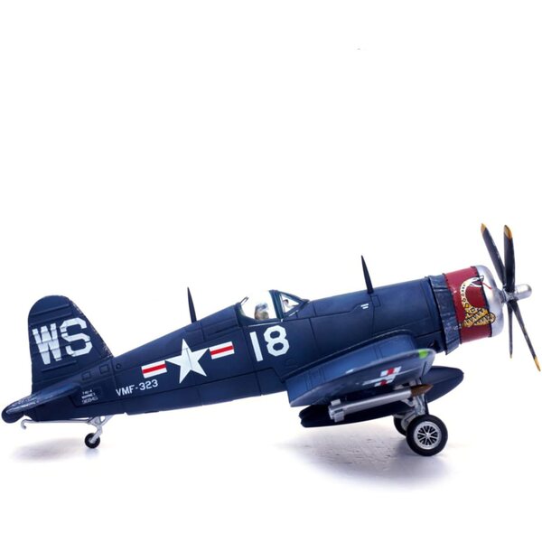 1:72 F4U Corsair USMC VMF-323 Death Rattlers White 18 Modell – Sammlerflugzeug