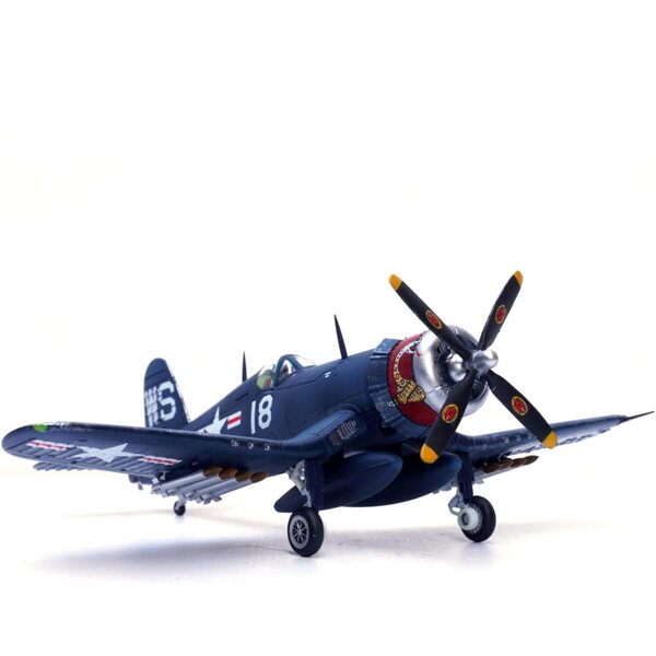 1:72 F4U Corsair USMC VMF-323 Death Rattlers White 18 Modell – Sammlerflugzeug