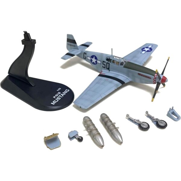 P-51B Mustang 1:72 WWII USAAF Fighter 339TH FS 504TH FG Flugzeugmodell aus Legierung und PC