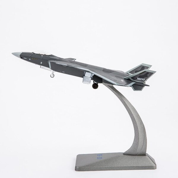 Chengdu J-20 Fire Fang 1:144 Legierungsflugzeugmodell – Sammlung und Dekoration