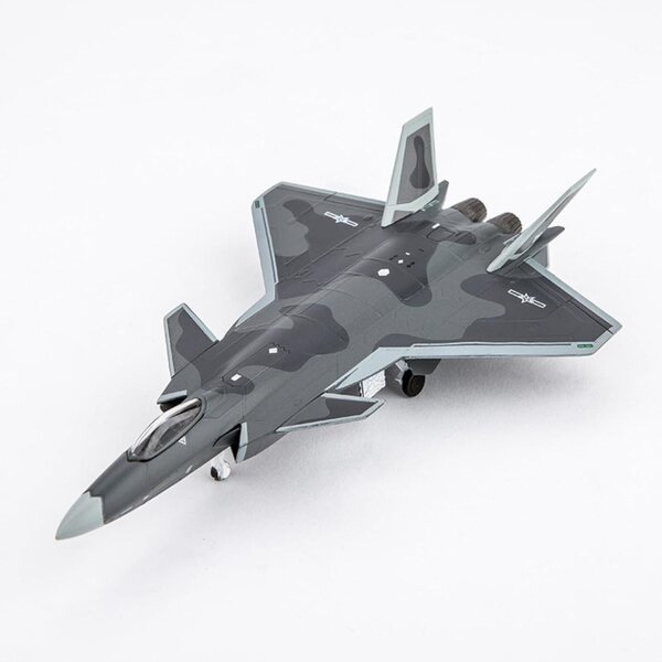 Chengdu J-20 Fire Fang 1:144 Legierungsflugzeugmodell – Sammlung und Dekoration