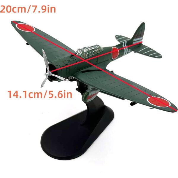 1:72-Legierungsmodell eines Typ-99-Bombers der japanischen Marine aus dem Zweiten Weltkrieg