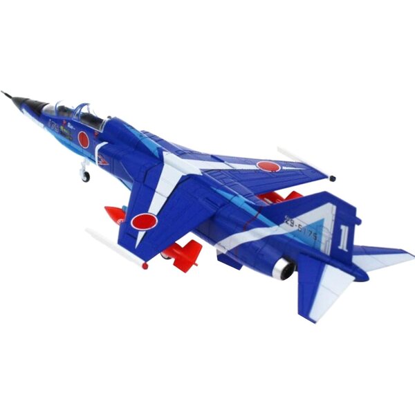 MOUDOAUER JASDF T-2 Blue Impulse 1:100 Legierungs-Flugzeugmodell zum Sammeln