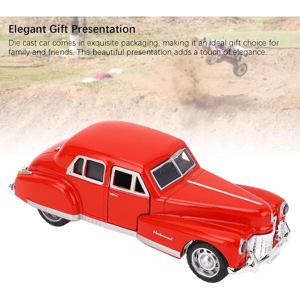 Modello Auto D'epoca Vintage 1:32 in Lega e Plastica, Giocattolo Educativo e Collezionismo