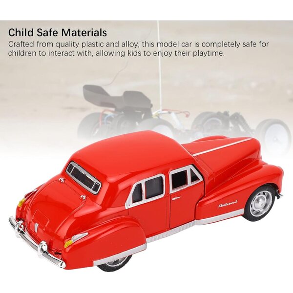 Modello Auto D'epoca Vintage 1:32 in Lega e Plastica, Giocattolo Educativo e Collezionismo