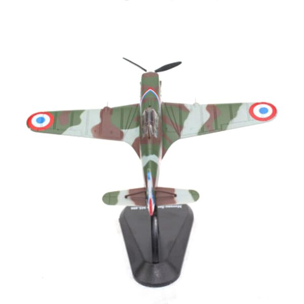 Morane-Saulnier MS.406 1:72 WWII-Flugzeugmodell aus hochwertiger Druckgusslegierung