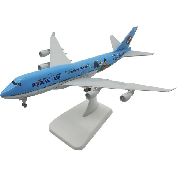 Korean Air B747 1:350 Druckguss-Legierungsflugzeugmodell für Sammlerstücke und Geschenke