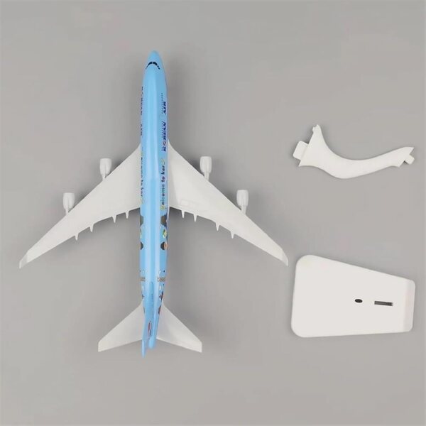 Korean Air B747 1:350 Flugzeugmodell aus Druckgusslegierung, Sammlung und Dekoration