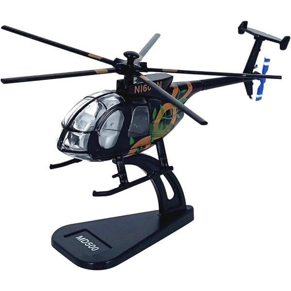 USA Bird MD500 Hubschraubermodell aus Legierung 1:100 – Sammlung und Dekoration