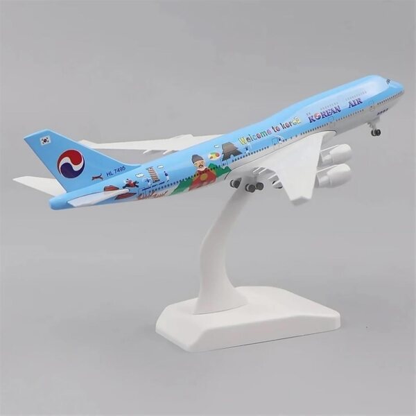 Korean Air B747 1:350 Legierungsflugzeugmodell – Sammlung und Dekoration