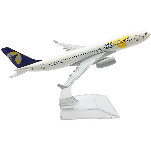 MOOKEENONE 1:400 B767 Mongolian Airlines-Legierungsflugzeugmodell für Sammler