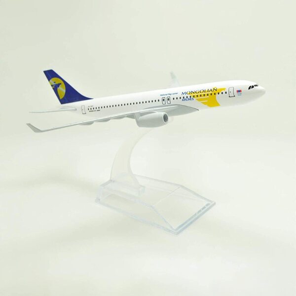 MOOKEENONE 1:400 B767 Mongolian Airlines-Legierungsflugzeugmodell für Sammler